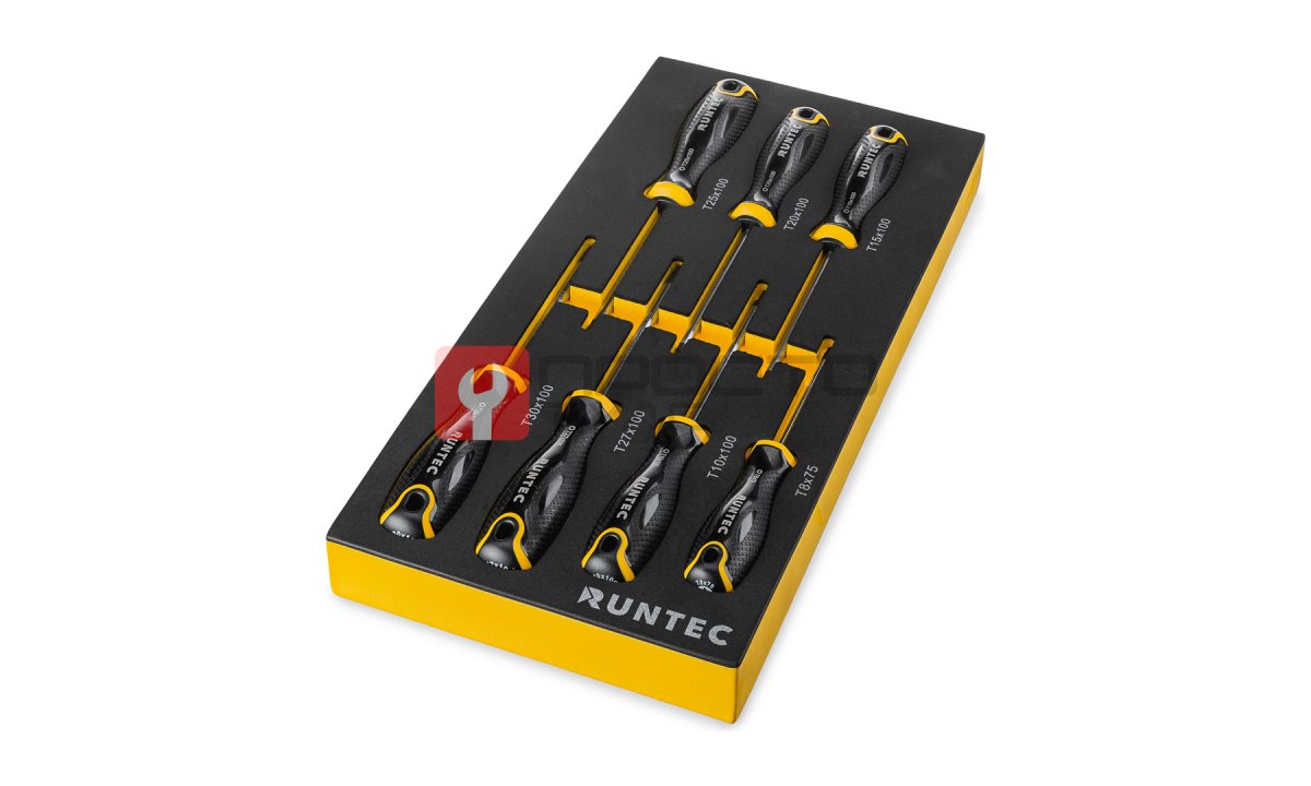  RUNTEC RT-SD1TE7F Набор отверток RUNTEC S2 TORX в ложементе EVA, 7 предметов (0)