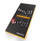  RUNTEC RT-WFE8 Набор ключей разрезных стандартных и шарнирных RUNTEC 6-19 мм в ложементе EVA, 8 предметов мни (0)