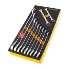  RUNTEC RT-WRE11F Набор ключей комбинированных трещоточных RUNTEC CrV 8-24 мм в ложементе EVA, 11 предметов мни (0)