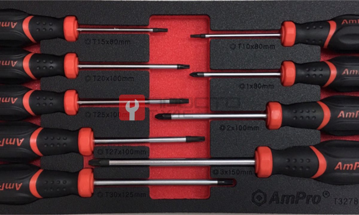  T32782 Набор отверток TORX и PZ 