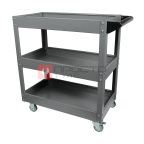  GARWIN INDUSTRIAL 001060-7011 Тележка с тремя открытыми полками, серая мни (1)