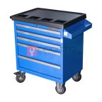  Licota AWX-2602B-N-R-ST Тележка инструментальная с карманом, со столешницей, 5 полок, синяя мни (0)