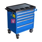  Licota AWX-2602B-N-R-ST Тележка инструментальная с карманом, со столешницей, 5 полок, синяя (2)