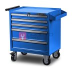  Licota AWX-2602B-N-R Тележка инструментальная с карманом, 5 полок, синяя мни (0)
