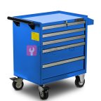  Licota AWX-2602B-N-R Тележка инструментальная с карманом, 5 полок, синяя мни (1)