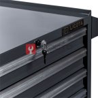  Licota AWX-2602G-N-R Тележка инструментальная с карманом, 5 полок, серая (3)