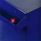  Licota AWX-2602GB-N-R Тележка инструментальная с карманом, 5 полок, сине-серая (5)