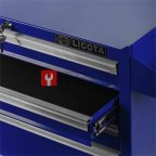  Licota AWX-2602GB-N-R Тележка инструментальная с карманом, 5 полок, сине-серая (4)