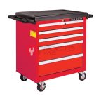  Licota AWX-2602RTS Тележка инструментальная, 5 полок, пласт. столешница, красная мни (0)