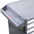  Licota AWX-2603G-N-R-ST Тележка инструментальная с карманом, со столешницей, 7 полок, серая (2)