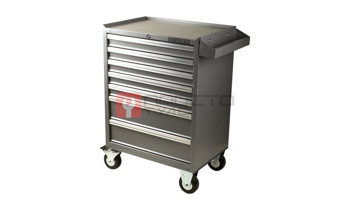  Licota AWX-2603G-N-R Тележка инструментальная с карманом, 7 полок, серая (0)
