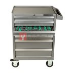 Licota AWX-2603G-N-R Тележка инструментальная с карманом, 7 полок, серая (3)