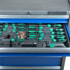  Licota AWX-2603GB-N-R Тележка инструментальная с карманом, 7 полок, сине-серая (4)