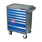  Licota AWX-2603GB-N-R Тележка инструментальная с карманом, 7 полок, сине-серая мни (1)