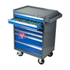  Licota AWX-2603GB-N-R Тележка инструментальная с карманом, 7 полок, сине-серая (3)