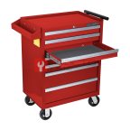  Licota AWX-2603R-N-R Тележка инструментальная с карманом, 7 полок, красная мни (1)