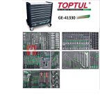  Тележка инструментальная Jumbo 7 ящиков с набором инструментов 413 предметов TOPTUL GE-41330 мни (0)