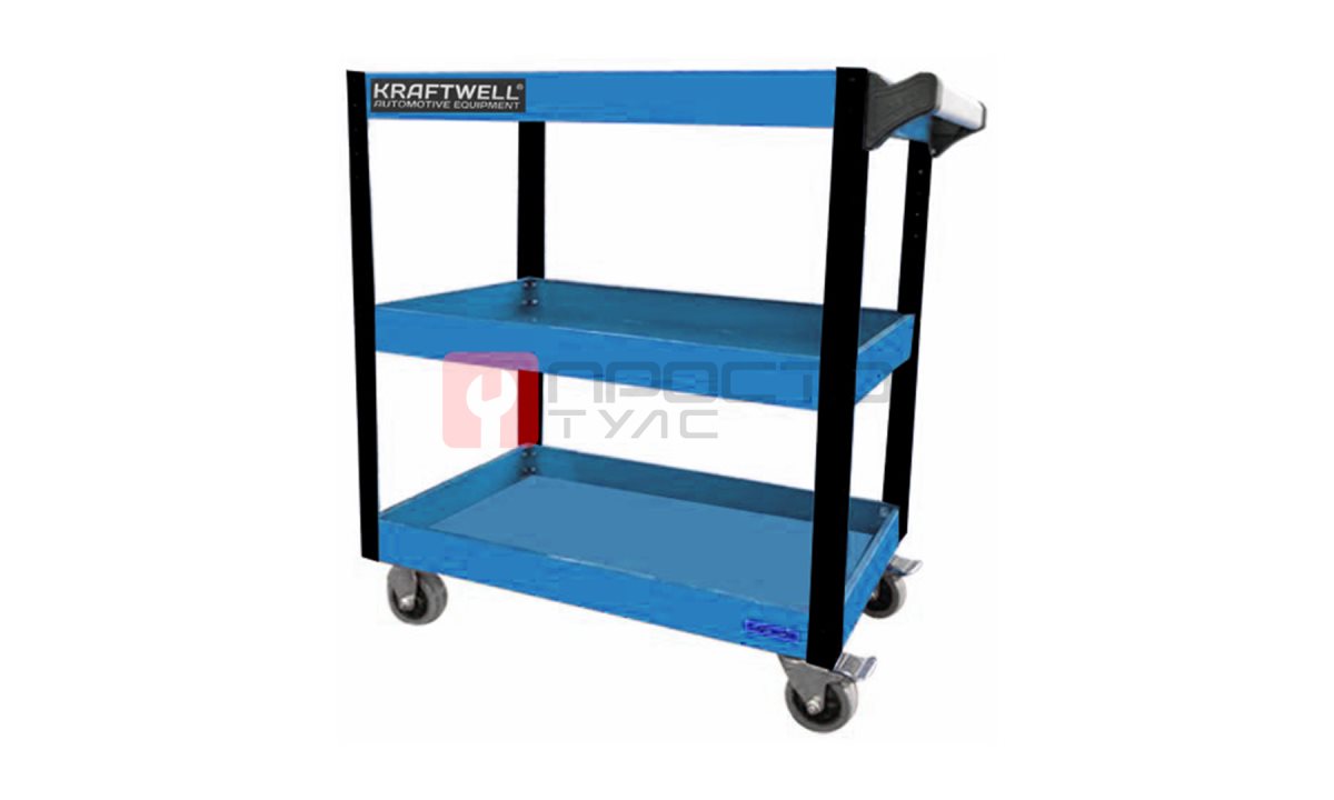  KraftWell KRW-T3B Тележка инструментальная с 3 открытыми полками (0)