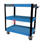  KraftWell KRW-T3B Тележка инструментальная с 3 открытыми полками мни (0)