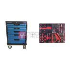  KraftWell KRW-TTB+SET157 Тележка с 5 ящиками+ПОДАРОК инструмент 157 предметов мни (0)