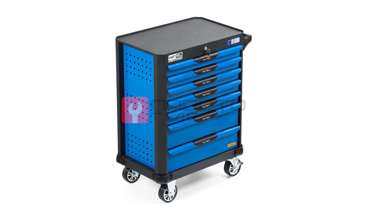  KraftWell KRW-TTB+SET277 Тележка профессиональная с 7 ящиками+инструмент 277 предметов (0)
