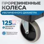  OPT-608S Тележка пластиковая, 2 полки, удлиненная (5)