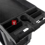  OPT-608S Тележка пластиковая, 2 полки, удлиненная мни (1)