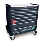  Тележка инструментальная Jumbo 7 ящиков, cтолешница из нержавеющей стали TOPTUL TCBT0703 мни (0)