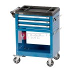  Тележка инструментальная профессиональная 3 полоки+открытый отсек NORDBERG T4N мни (0)