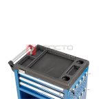  Тележка инструментальная профессиональная 3 полки+открытый отсек NORDBERG T4N (5)