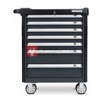  Тележка инструментальная ROSSVIK T007P, 800*500*1000 мм, 7 ящиков, серый мни (1)