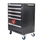  Тележка инструментальная Rossvik T06-7016, 6 выдвижных ящиков, ц/замок, 670*450*930hмм (2)