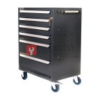  Тележка инструментальная Rossvik T06-7016, 6 выдвижных ящиков, ц/замок, 670450930hмм (2)
