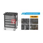  Тележка NORDBERG T6N(G) 6 выдвижных ящиков + комплект инструментов TOLSEN BOXER: 12 ложементов, 157 предметов мни (0)