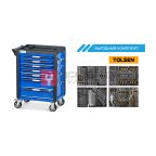  Тележка NORDBERG T7P(B) 7 выдвижных ящиков + комплект инструментов TOLSEN BOXER: 12 ложементов, 157 предметов мни (0)