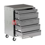  Тумба для инструментов, 5 выдвижных ящиков /OPTIMAL-NT115/ (8)