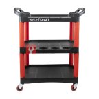  WDK-819 Тележка открытая пластиковая для детейлинга, 3 полки мни (1)