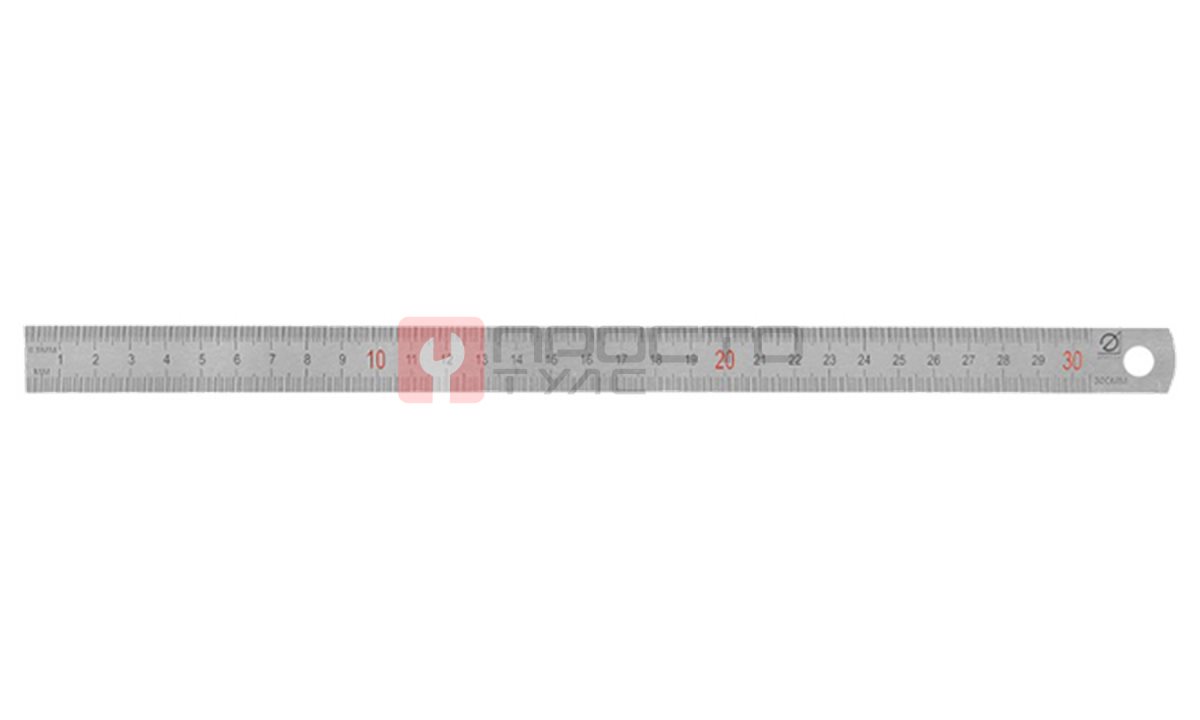  Линейка измерительная металлическая 300 х18 мм, 1056661 (0)