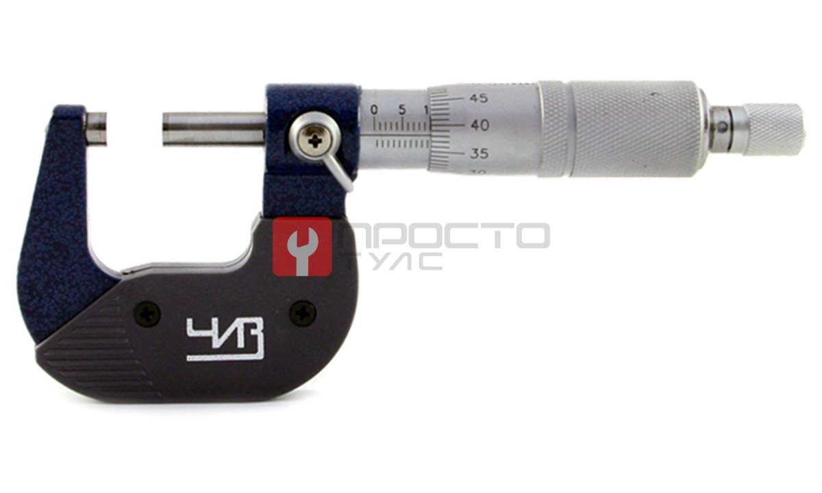  Микрометр, ЧИЗ, МК- 25 0.01 (0)