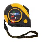  Рулетка измерительная ROSSVIK RMT1603, 3м*16мм, автостоп, магнит, обрезиненый корпус мни (0)