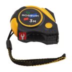  Рулетка измерительная ROSSVIK RMT1603, 3м*16мм, автостоп, магнит, обрезиненый корпус мни (1)
