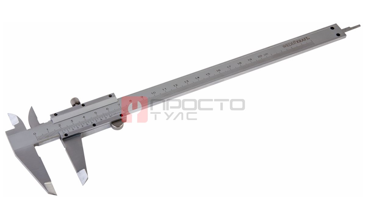 WDK-MC20005 Штангенциркуль нониусный 200 мм, 0.05 мм, тип I, ГОСТ 166-89, со сборной рамкой (1)
