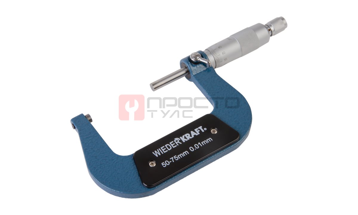  WDK-MM7501 Микрометр нониусный 50-75 мм, 0.01 мм (0)