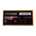  WDK-MM7501 Микрометр нониусный 50-75 мм, 0.01 мм (2)