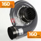  WDK-87624 Вентилятор для вытяжки выхлопных газов, 2430 м3/час, 1,1 кВт, 220В (3)