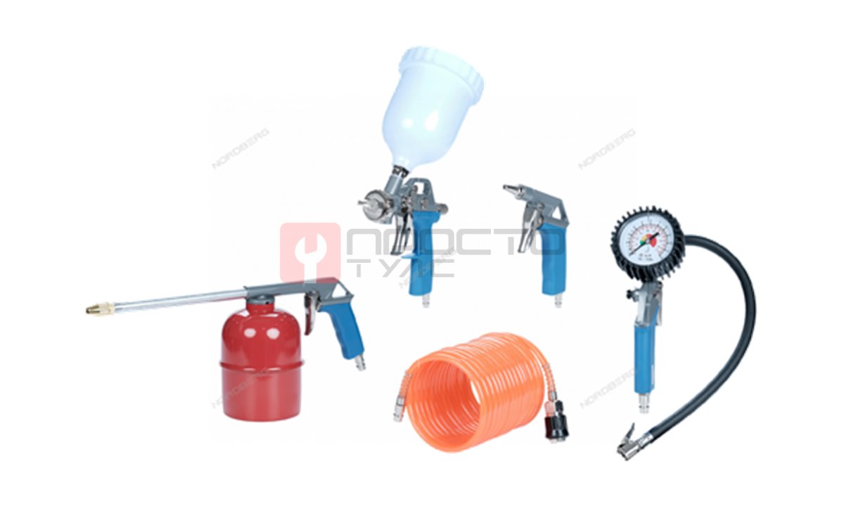  Набор пневмоинструмента 5 предм NORDBERG NP05KIT (1)