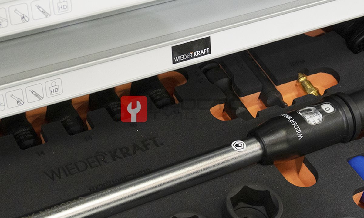  WDK-3740X Набор пневматического и динамометрического инструмента в ложементе, 37 предметов (1)