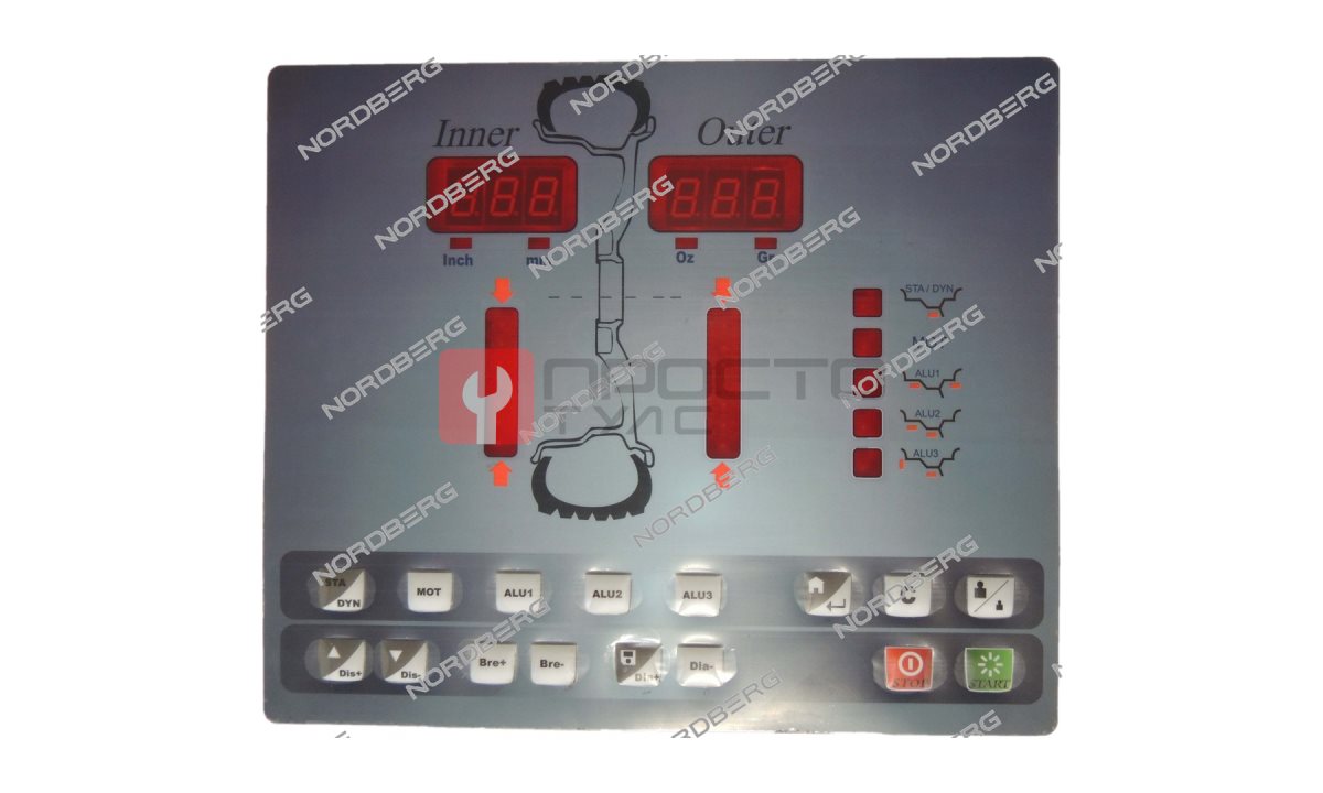  Клавиатура NORDBERG  B-12-2210003 для 4524C (0)