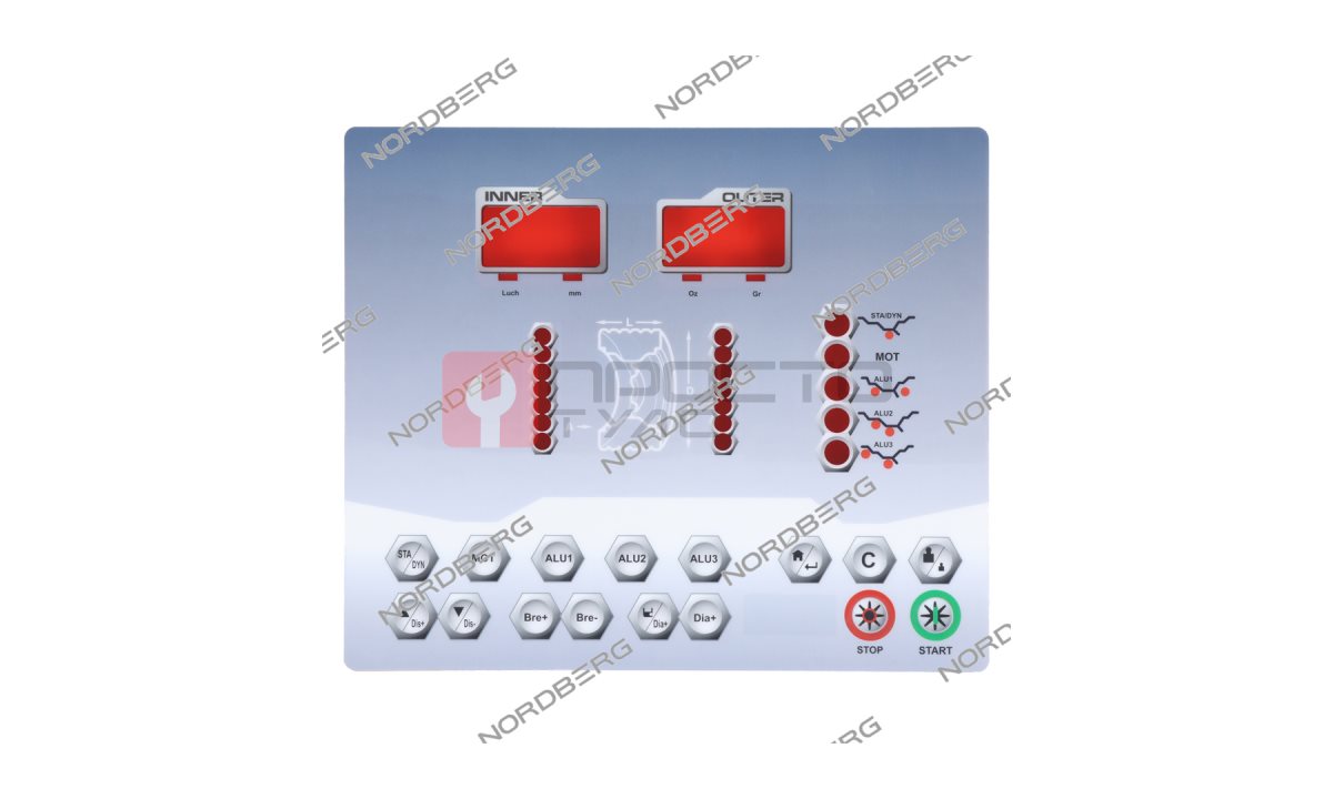  Клавиатура NORDBERG B-12-2210003 для 4524C (0)