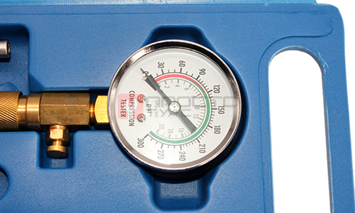  Компрессометр 0-300PSI (14мм, 18мм) TA-G1006 AE&T (1)